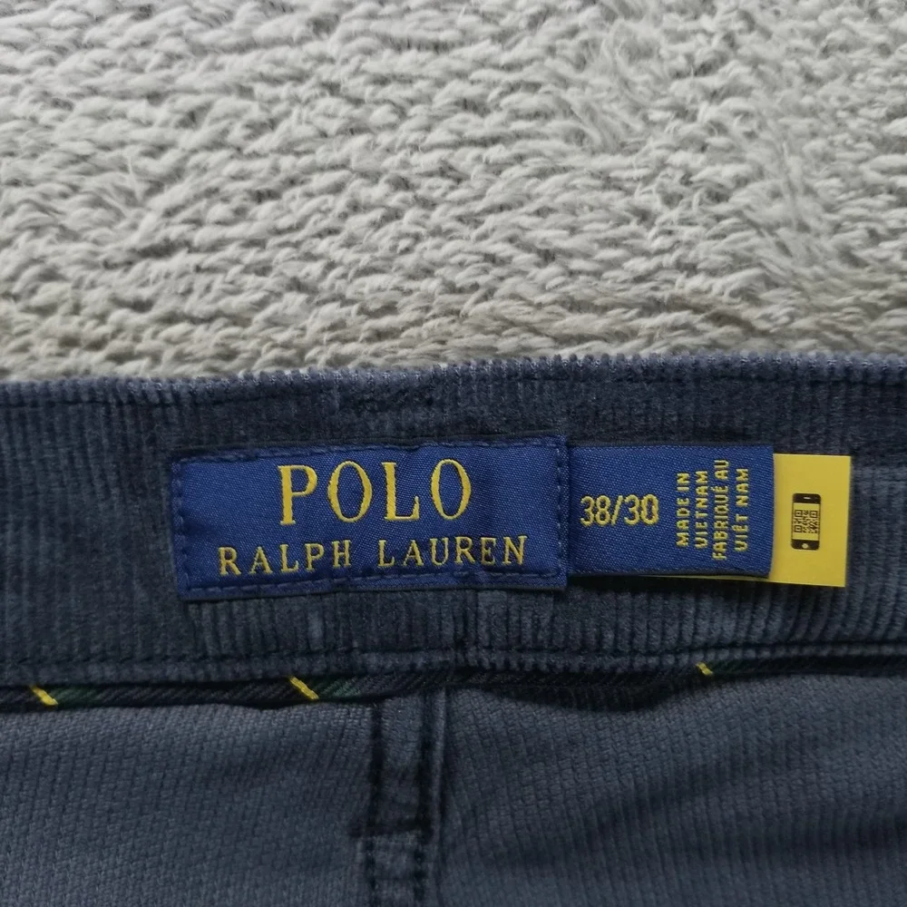 Polo Ralph Lauren Jeans Mens 38x30‎ Blue Varick Slim Straight Dark Wash